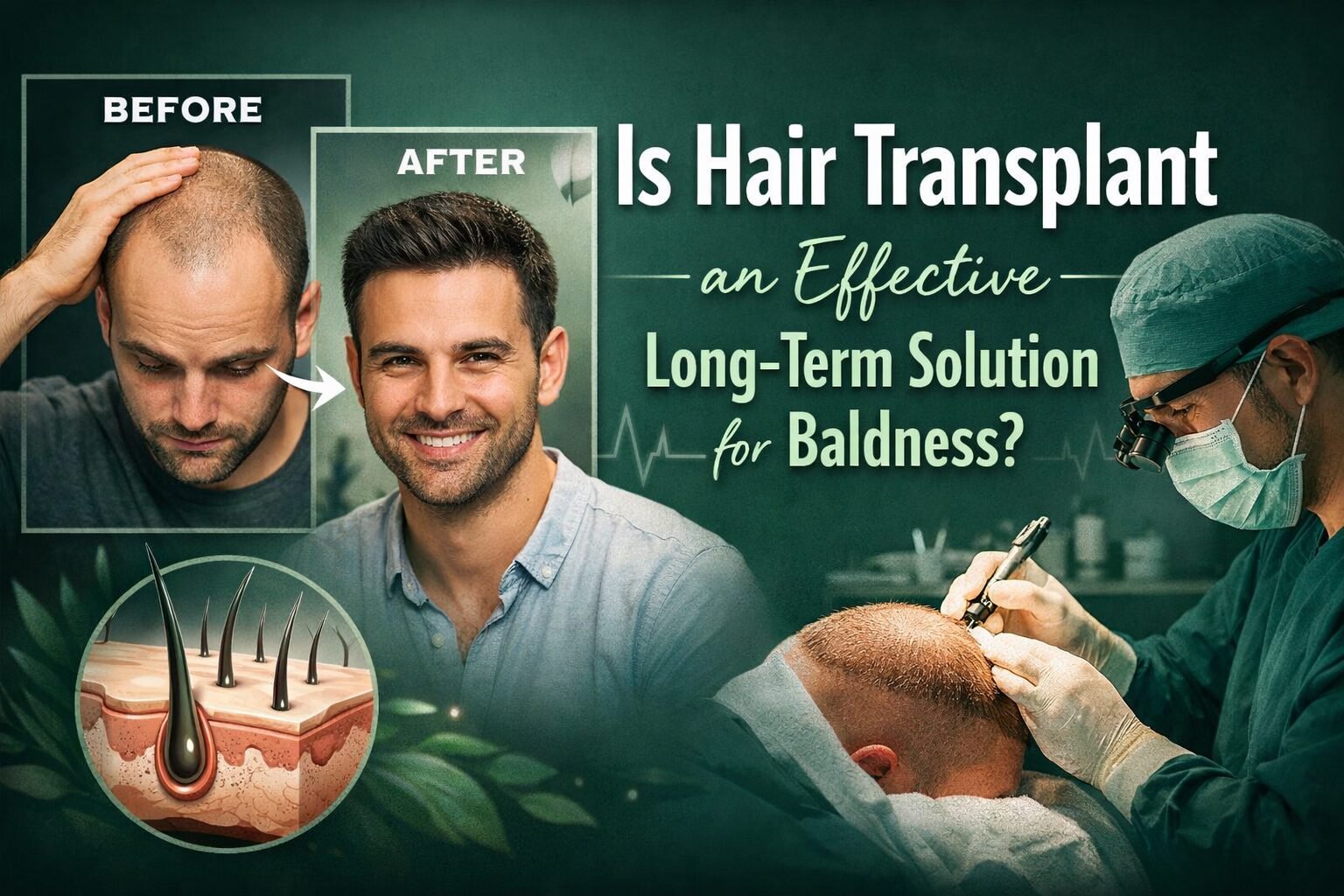 Is Hair Transplant an Effective Long-Term Solution for Baldness?