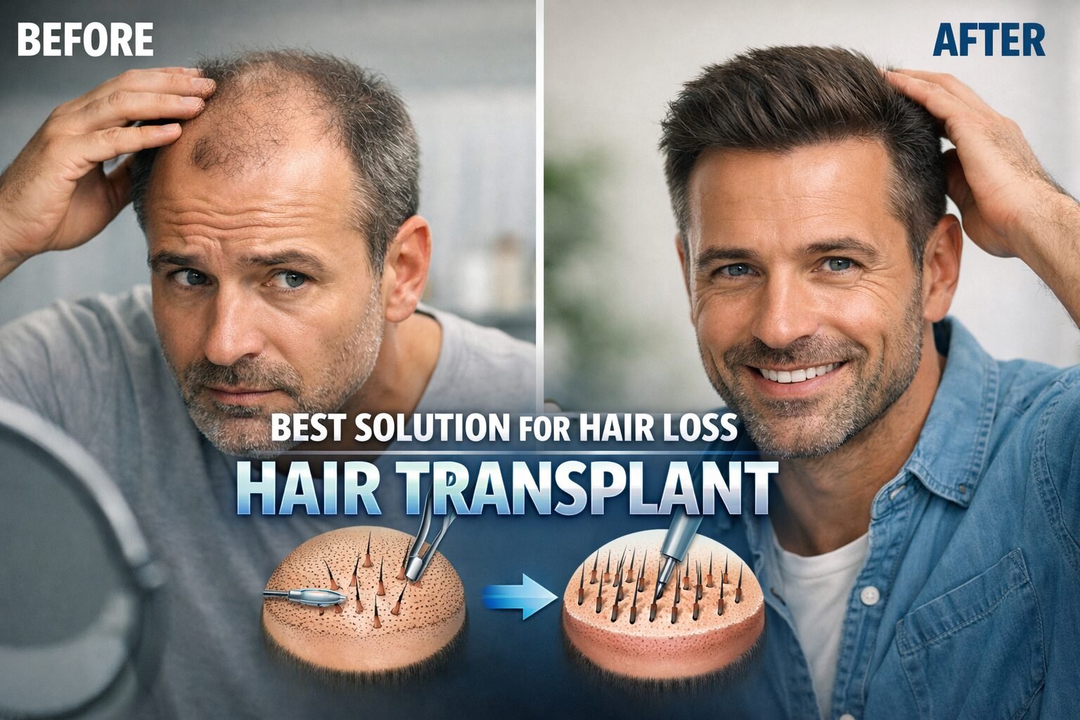 Best Solution for Hair Loss—Why Hair Transplant Is the Most Reliable Hair Loss Treatment