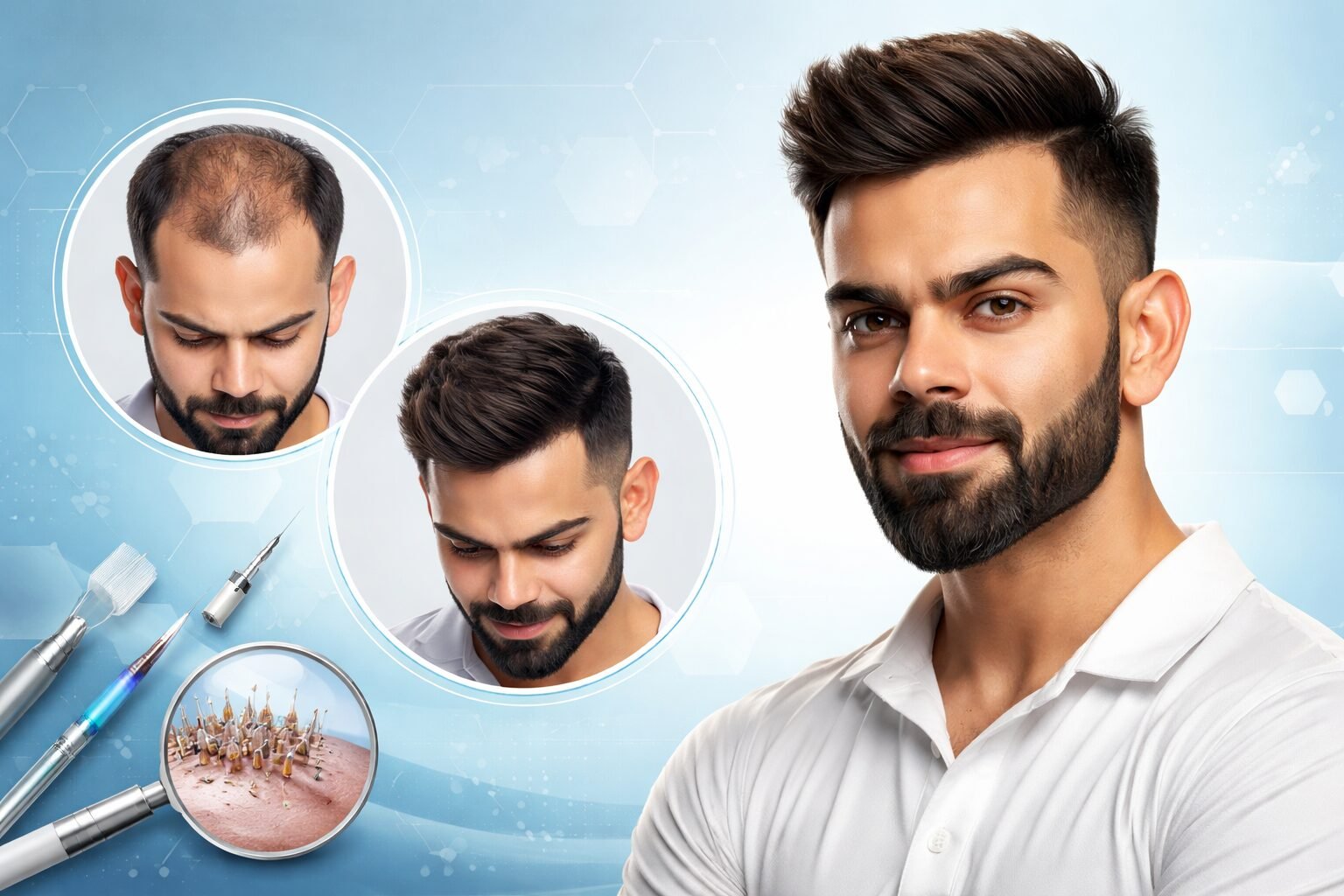 Virat Kohli Hair Transplant