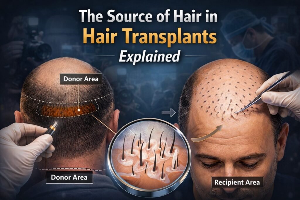 where does hair transplant hair come from