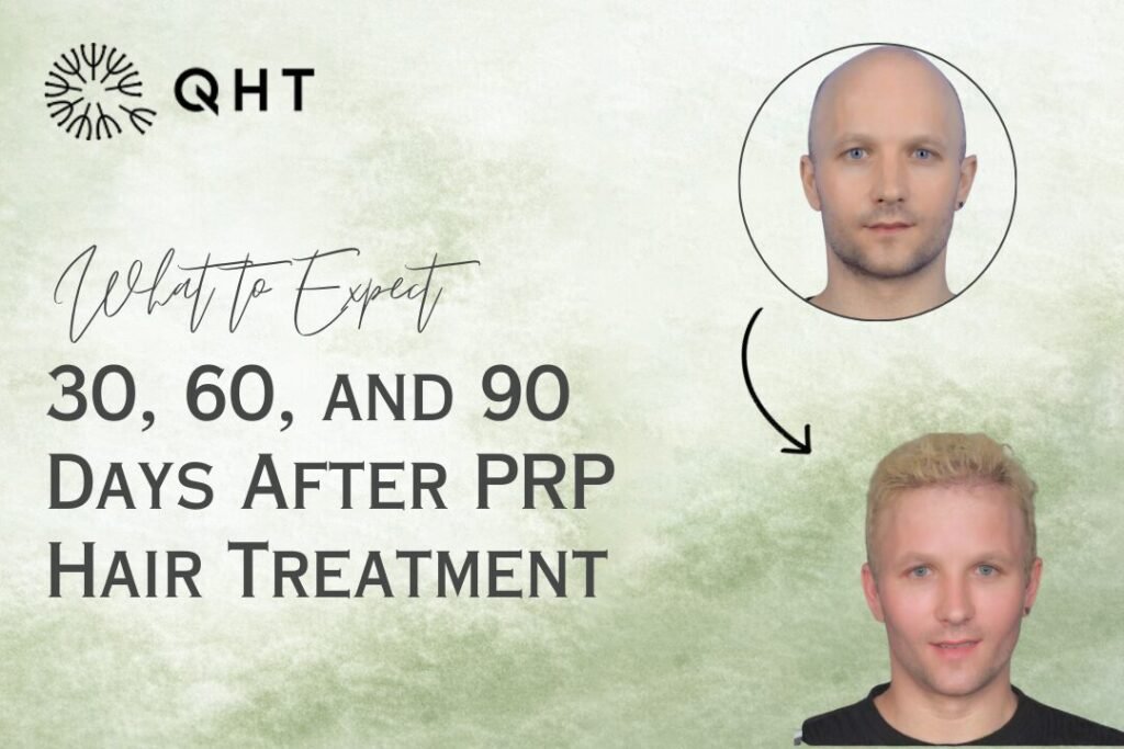 PRP hair treatment results timeline