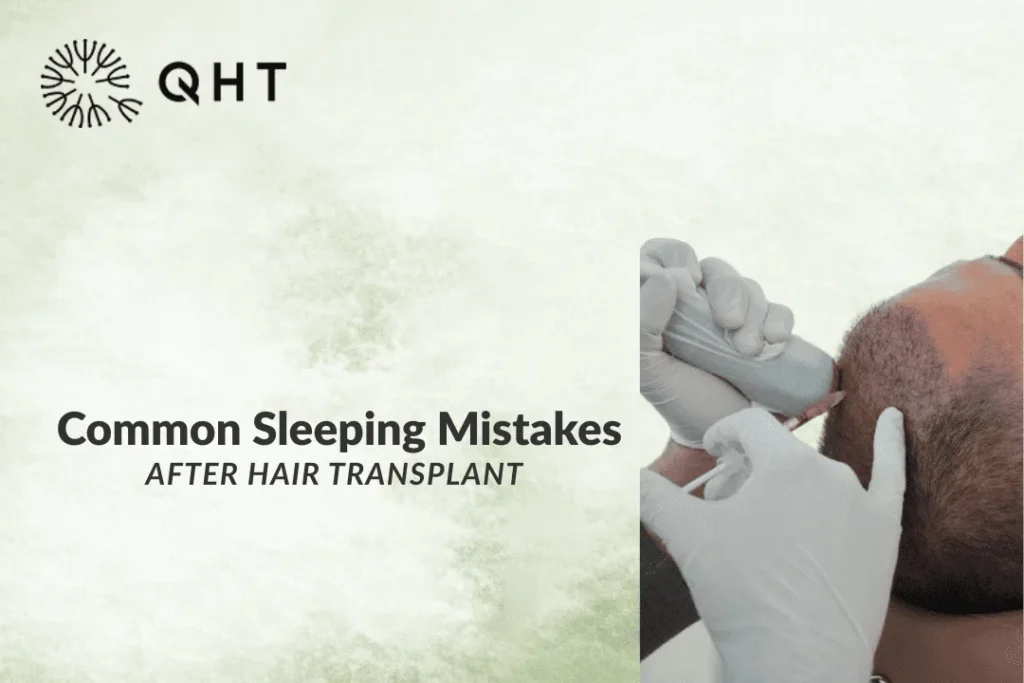 hair transplant sleeping mistakes