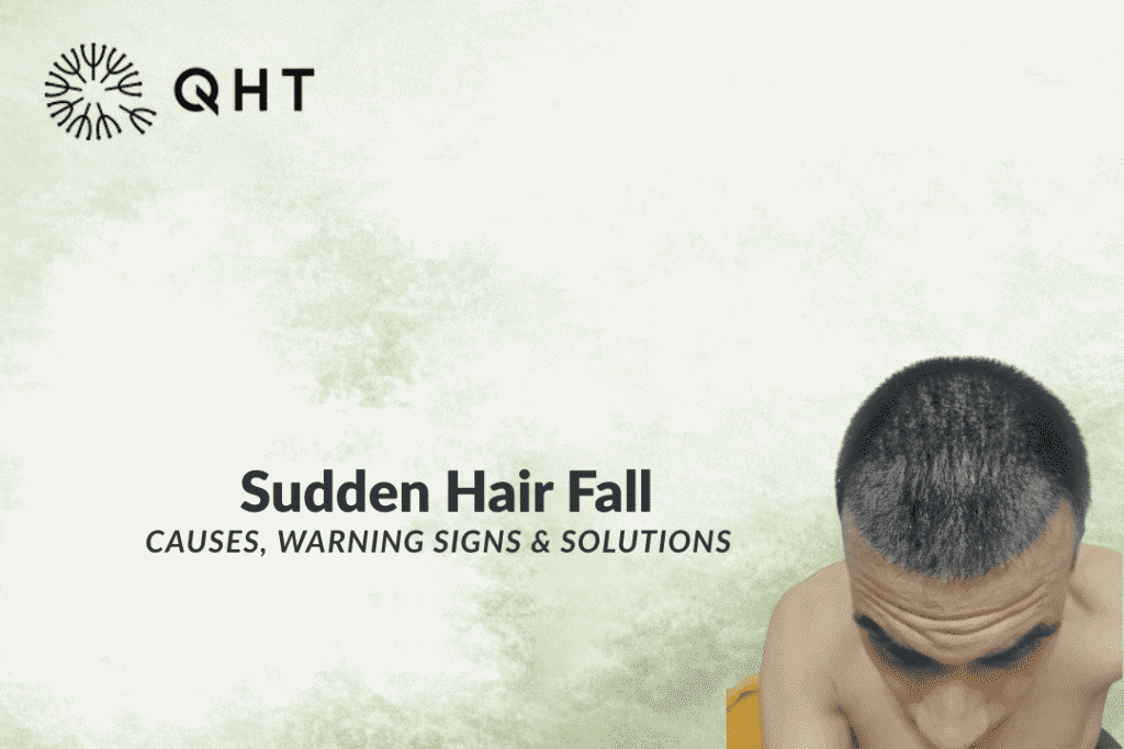 sudden hair fall causes