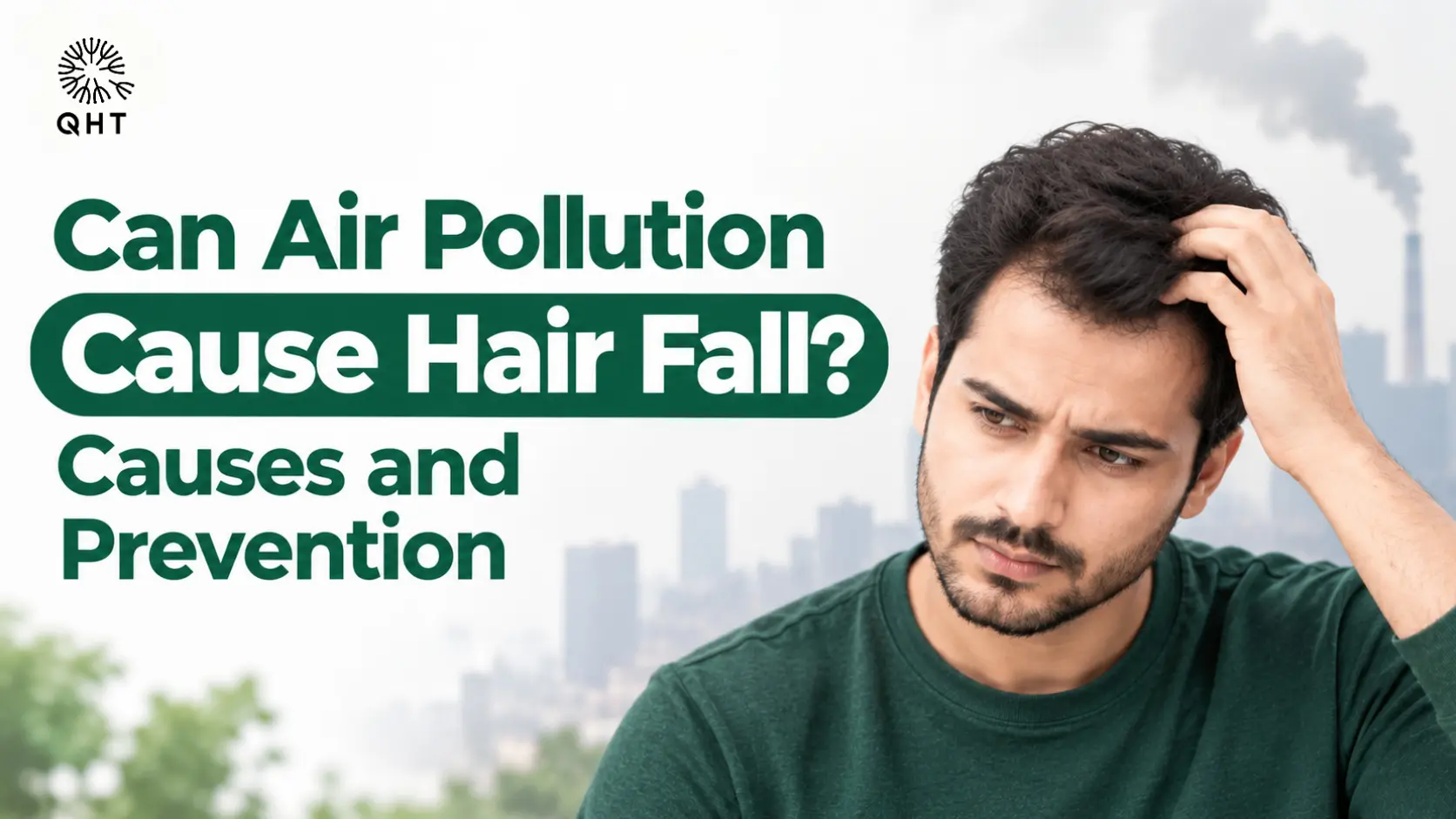 Air pollution hair fall